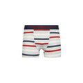 Rouge - Gris - Bleu marine - Back - Crosshatch - Boxers WARBLER - Homme