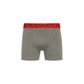 Rouge - Gris - Noir - Lifestyle - Crosshatch - Boxers KNIGHTLING MVE - Homme