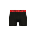 Rouge - Gris - Noir - Back - Crosshatch - Boxers KNIGHTLING MVE - Homme