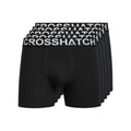 Noir - Front - Crosshatch - Boxers ASTRAL - Homme