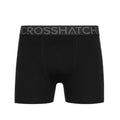 Gris chiné - Noir - Back - Crosshatch - Boxers GUILLEMOT - Homme