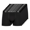 Noir - Front - Henleys - Boxers MCBLACKEN - Homme