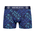 Bleu marine - Side - Henleys - Boxers RUTLING - Homme