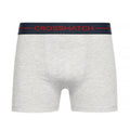 Rouge - Gris chiné - Bleu marine - Side - Crosshatch - Boxers WARBLER - Homme