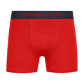 Rouge - Gris chiné - Bleu marine - Pack Shot - Crosshatch - Boxers WARBLER - Homme