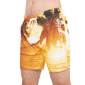 Orange - Front - Crosshatch - Short de bain BEACH DREAM - Homme