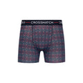 Rouge - Side - Crosshatch - Boxers LOCKY - Homme