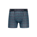 Vert - Pack Shot - Crosshatch - Boxers LOCKY - Homme