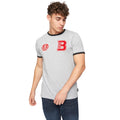 Gris chiné - Front - Bench - T-shirt RALPHIO - Homme