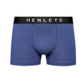 Bleu - Front - Henleys - Boxers INKY - Homme