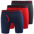 Rouge - Front - Kandor - Boxers TRUNKEN - Homme