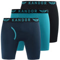 Turquoise vif - Front - Kandor - Boxers TRUNKEN - Homme