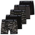 Gris - Front - Kandor - Boxers CAMOBEE - Homme