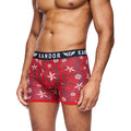 Rouge - Back - Kandor - Boxers FLORID - Homme