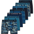 Bleu - Front - Kandor - Boxers JECKERS - Homme