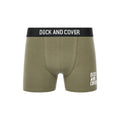 Vert - Noir - Blanc - Side - Duck and Cover - Boxers ALIZMO - Homme