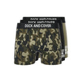 Vert - Noir - Blanc - Front - Duck and Cover - Boxers ALIZMO - Homme