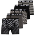 Noir - Front - Kandor - Boxers LINGO - Homme