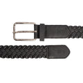 Noir - Side - Crosshatch - Ceinture PRETZEL - Homme