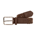 Marron - Front - Crosshatch - Ceinture PRETZEL - Homme