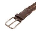 Marron - Side - Crosshatch - Ceinture PRETZEL - Homme