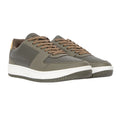 Olive - Front - Crosshatch - Baskets TORIBIO - Homme