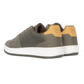 Olive - Back - Crosshatch - Baskets TORIBIO - Homme