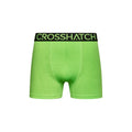 Vert - Noir - Side - Crosshatch - Boxers KNIGHTLING PKA - Homme