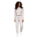 Gris chiné - Pack Shot - Juice - Sweat court CATALINA - Femme