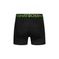 Noir - Back - Crosshatch - Boxers CHASMA - Homme