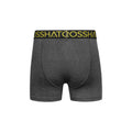 Charbon chiné - Back - Crosshatch - Boxers CHASMA - Homme