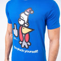 Azur foncé - Side - Xplicit - T-shirt BAD TURKEY - Homme