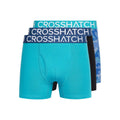 Bleu sarcelle - Front - Crosshatch - Boxers PAYSO - Homme