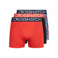 Rouge - Front - Crosshatch - Boxers PAYSO - Homme