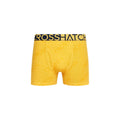 Jaune - Lifestyle - Crosshatch - Boxers TYPAN - Homme