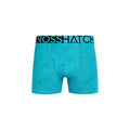 Bleu sarcelle - Pack Shot - Crosshatch - Boxers TYPAN - Homme