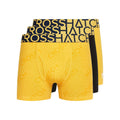 Jaune - Front - Crosshatch - Boxers TYPAN - Homme