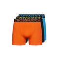 Bleu - Orange - Front - Duck and Cover - Boxers HIGHLIGHTER - Homme