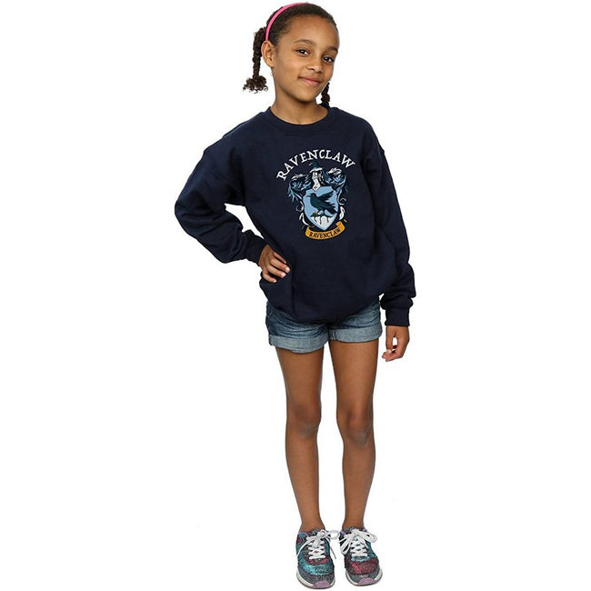 Sweat à capuche hoodie Harry Potter bleu marine fille