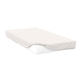 Ivoire - Front - Belledorm - Drap-housse PERCALE ULTRA  DEEP