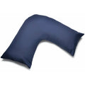 Bleu marine - Front - Belledorm - Taie d´oreiller V-SHAPED