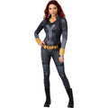 Noir - Gris - Front - Black Widow - Déguisement DELUXE - Femme