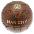 Marron - Front - Manchester City FC - Ballon de foot RETRO