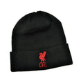 Noir - Rouge - Front - Liverpool FC - Bonnet BRONX - Adulte