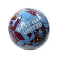 Bordeaux - Bleu ciel - Jaune - Side - West Ham United FC - Ballon de foot