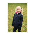 Bleu marine - Rose - Close up - Little Rider - Veste SOPHIA - Enfant