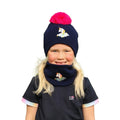 Bleu marine - Rose - Side - Little Rider - Bonnet LITTLE UNICORN - Enfant