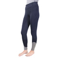 Bleu nuit - Gris - Front - Hy Sport Active - Collant d´équitation YOUNG RIDER - Enfant