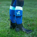 Bleu cobalt - Bleu marine - Side - Little Knight - Chaussettes FARM COLLECTION - Enfant