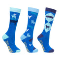 Bleu cobalt - Bleu marine - Front - Little Knight - Chaussettes FARM COLLECTION - Enfant